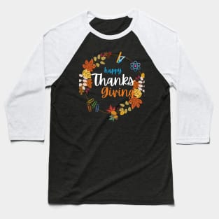 Happy Thanksgiving , math science teacher Baseball T-Shirt